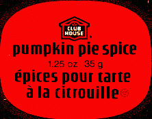Club House Pumpkin Pie Spice, COR 94