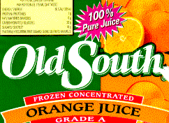 Old South Frozen Concentrated Orange Juice, COR 22