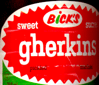 Bick's sweet gherkins, COR 15