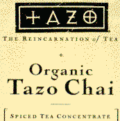 Organic Tazo Chai, Los Angeles Kosher, added 19Mar2000