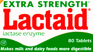 Lactaid Lactase Enzyme, COR 214, added 27Mar2000