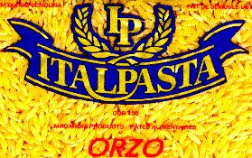 Italpasta Orzo, COR 136, added 12Apr2000